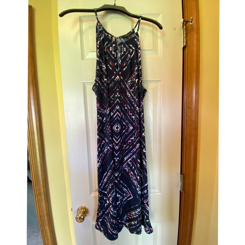 Banana Republic Navy Print Dress